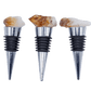 citrine crystal wine stopper group