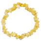 citrine stretch  chip bracelet