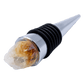 citrine wine stopper front angle