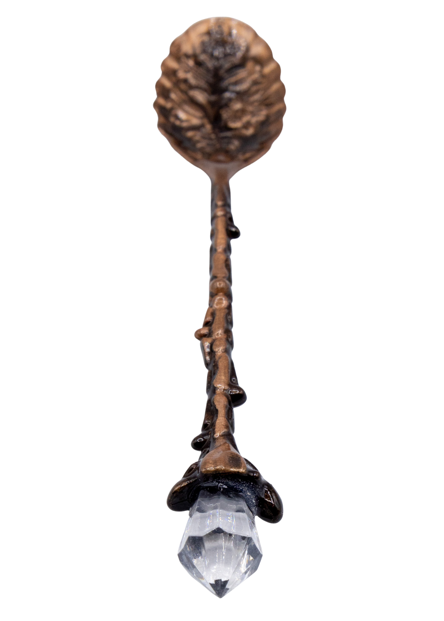 Ornate Crystal Ritual Spoon top