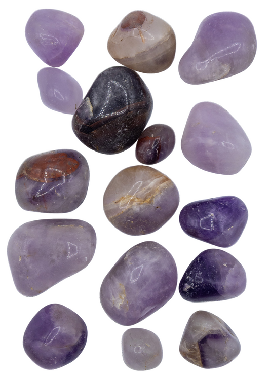 dream amethyst polished stones