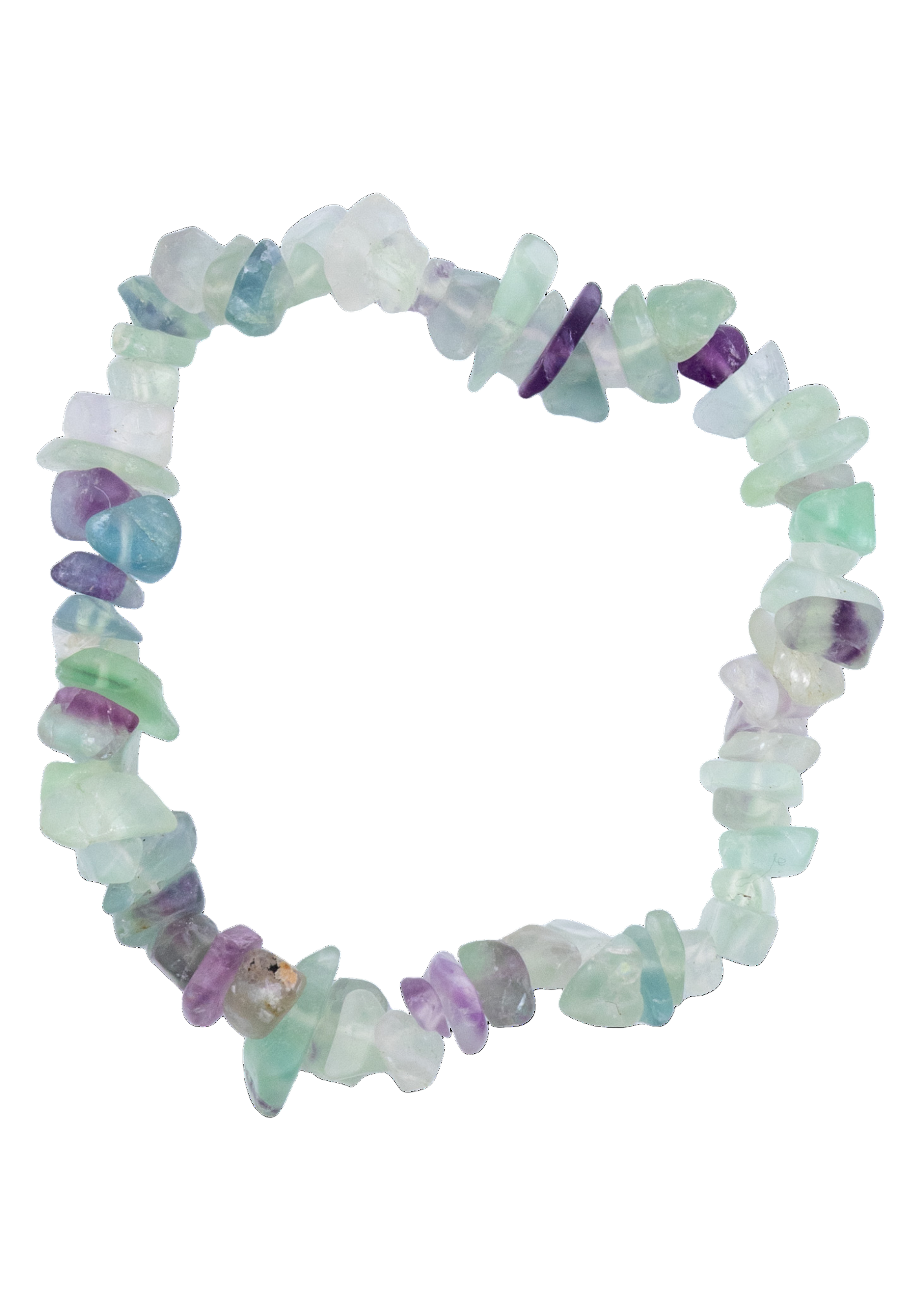 Fluorite Chip Stretch Bracelet