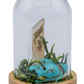 Garden Quartz Terrarium in Glass Dome