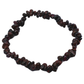 Garnet Chip Stretch Bracelet angled view