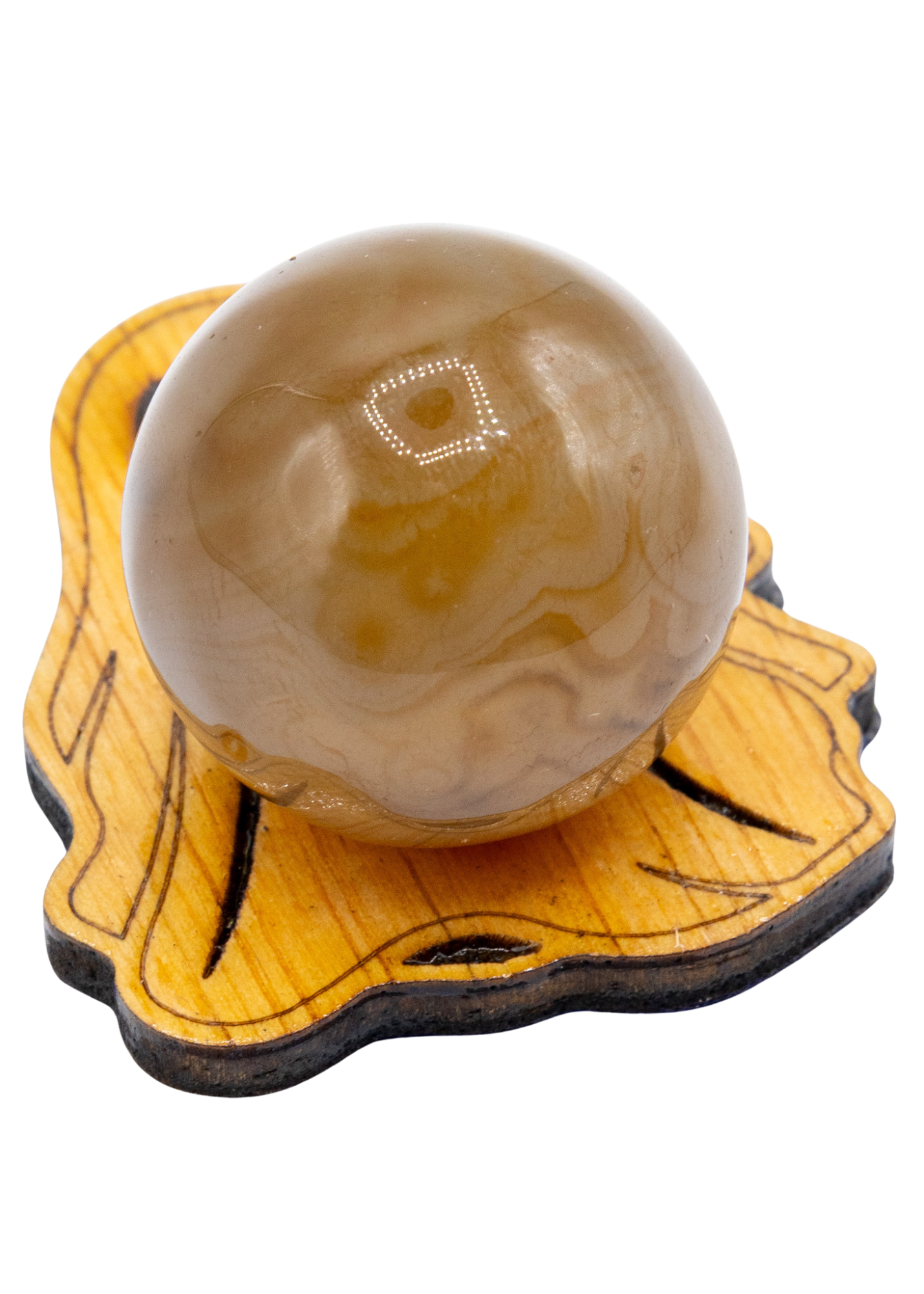 ghost wood crystal sphere holder angle