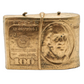Gold 100 Dollar 2 Wick Candle