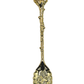 gold Ornate Crystal Ritual Spoon