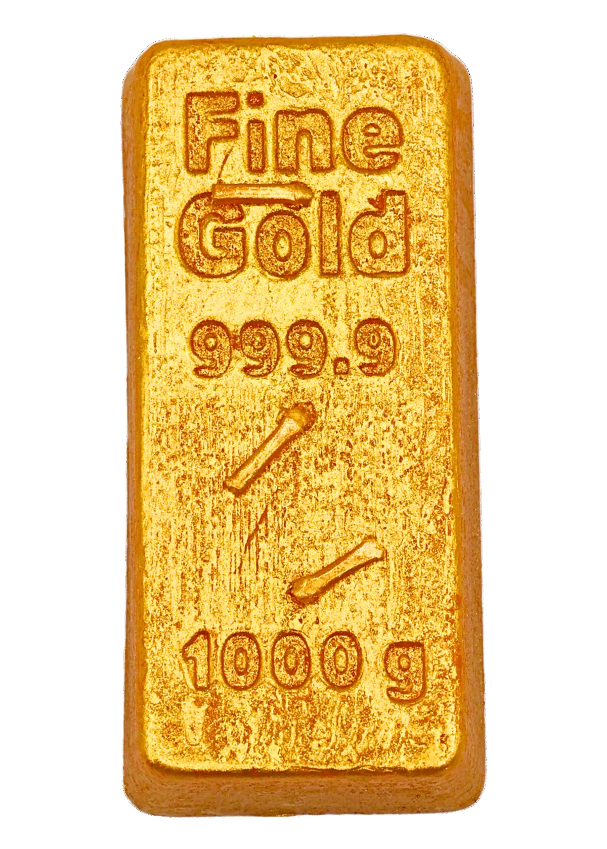 3 Wick Gold Bar Candle