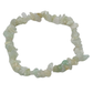 Green Aventurine Chip Stretch Bracelet angled view