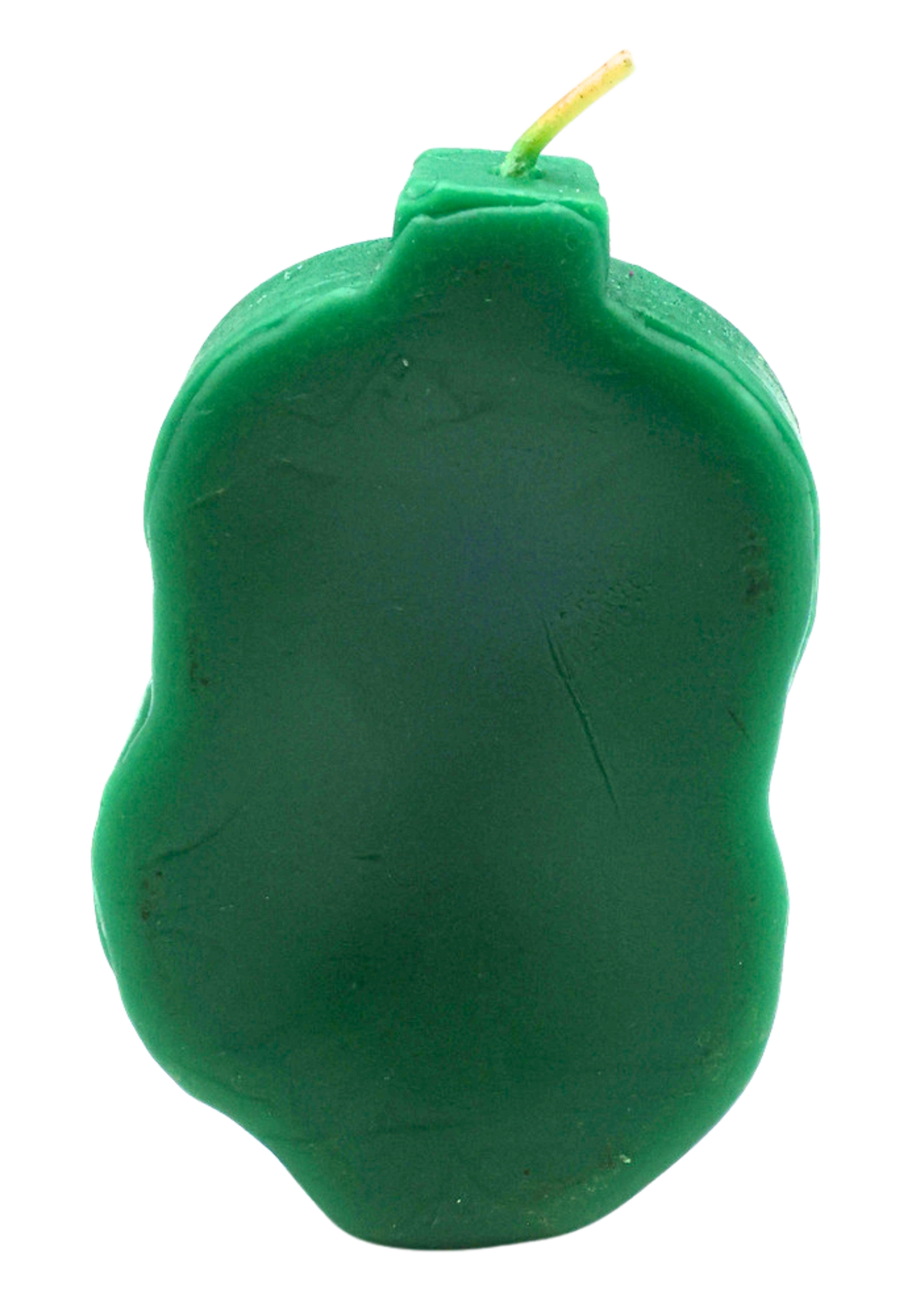Green Dollar Sign Candle back