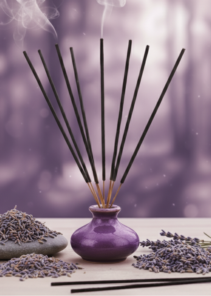 hand dipped lavender incense sticks