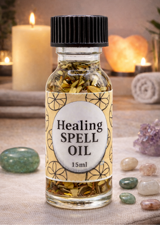 healing spell oil for rituals