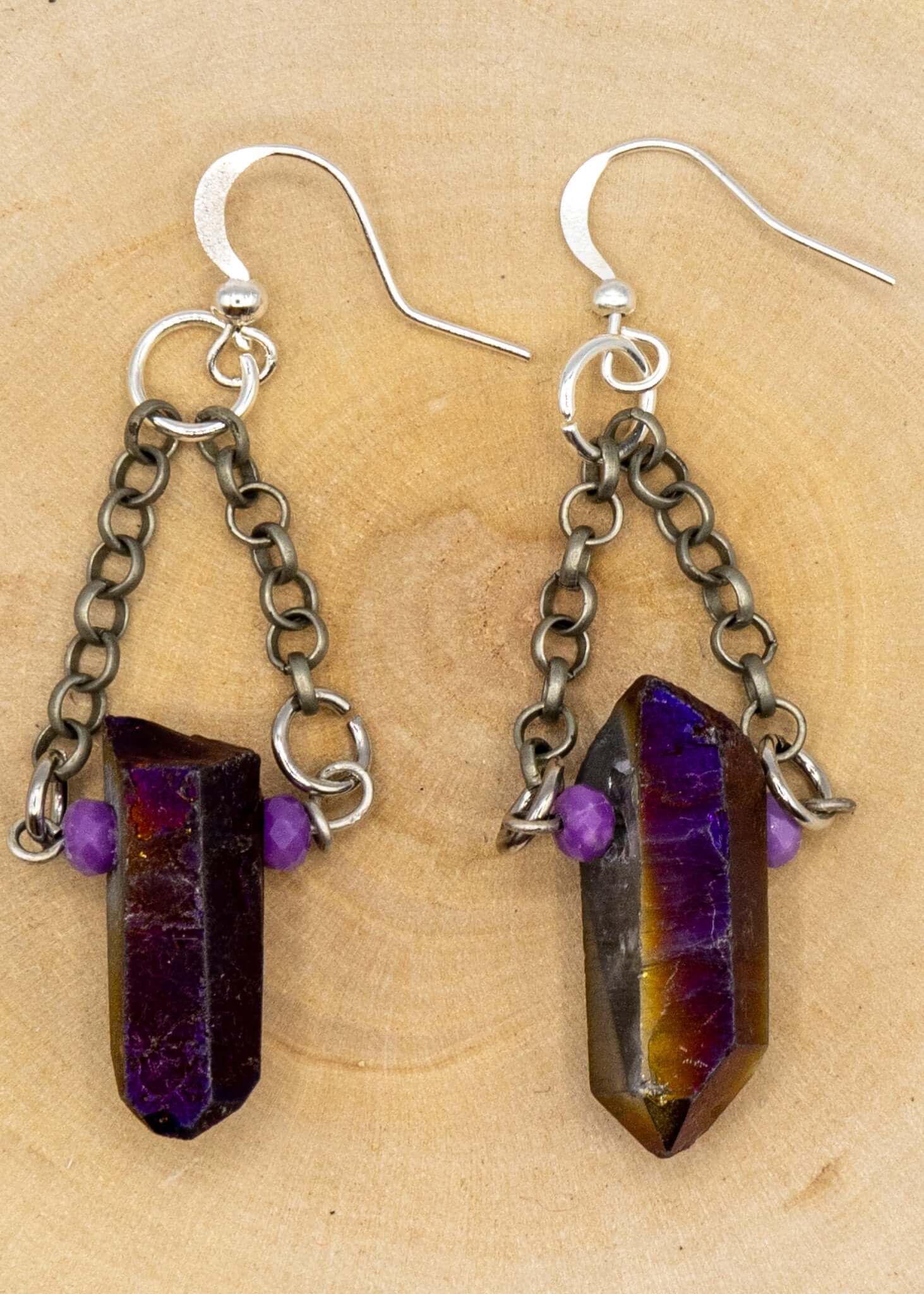 Higher Vibration Crystal Earrings