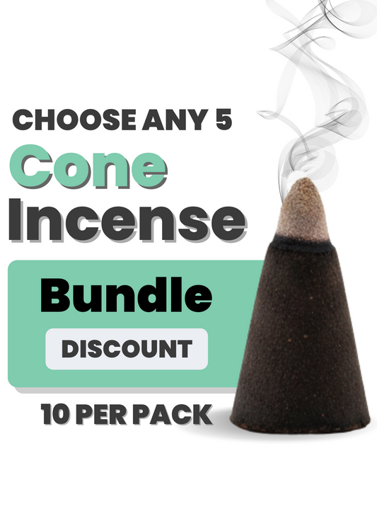 5-Pack Cone Incense Bundle