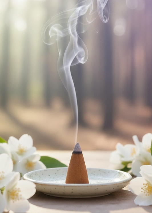 jasmine cone incense hand dipped