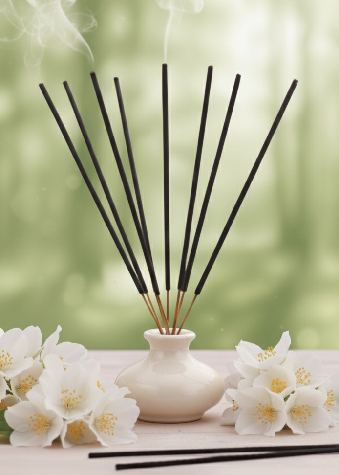 jasmine hand dipped incense sticks