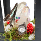 Butterfly Prism Lantern Crystal Sculpture compass