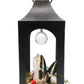 Butterfly Prism Lantern Crystal Sculpture