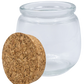 Glass Jar With Cork Lid lid off