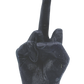 Black Middle Finger Spell Candle back