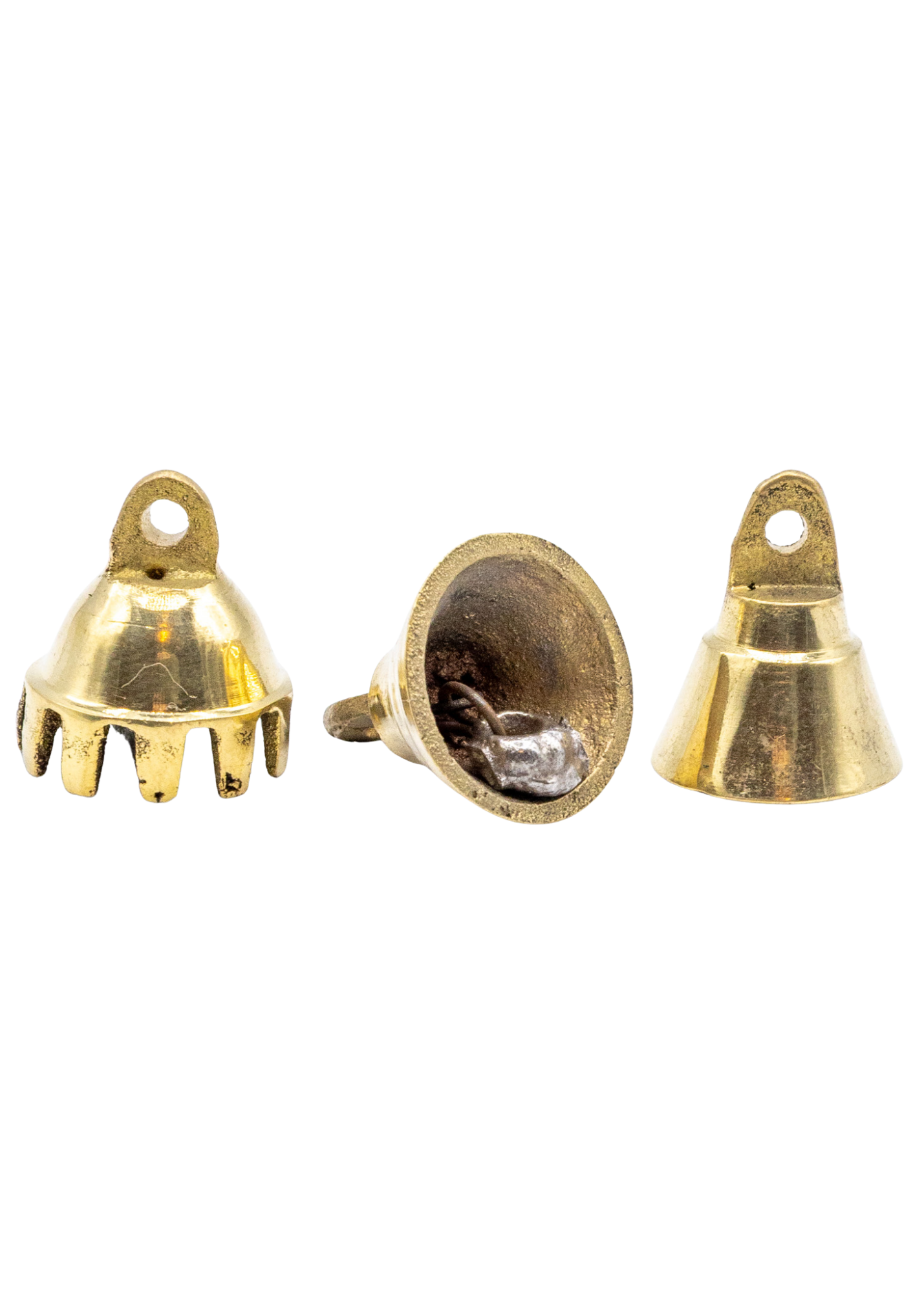 Mini Brass Altar Bells - Assorted 2