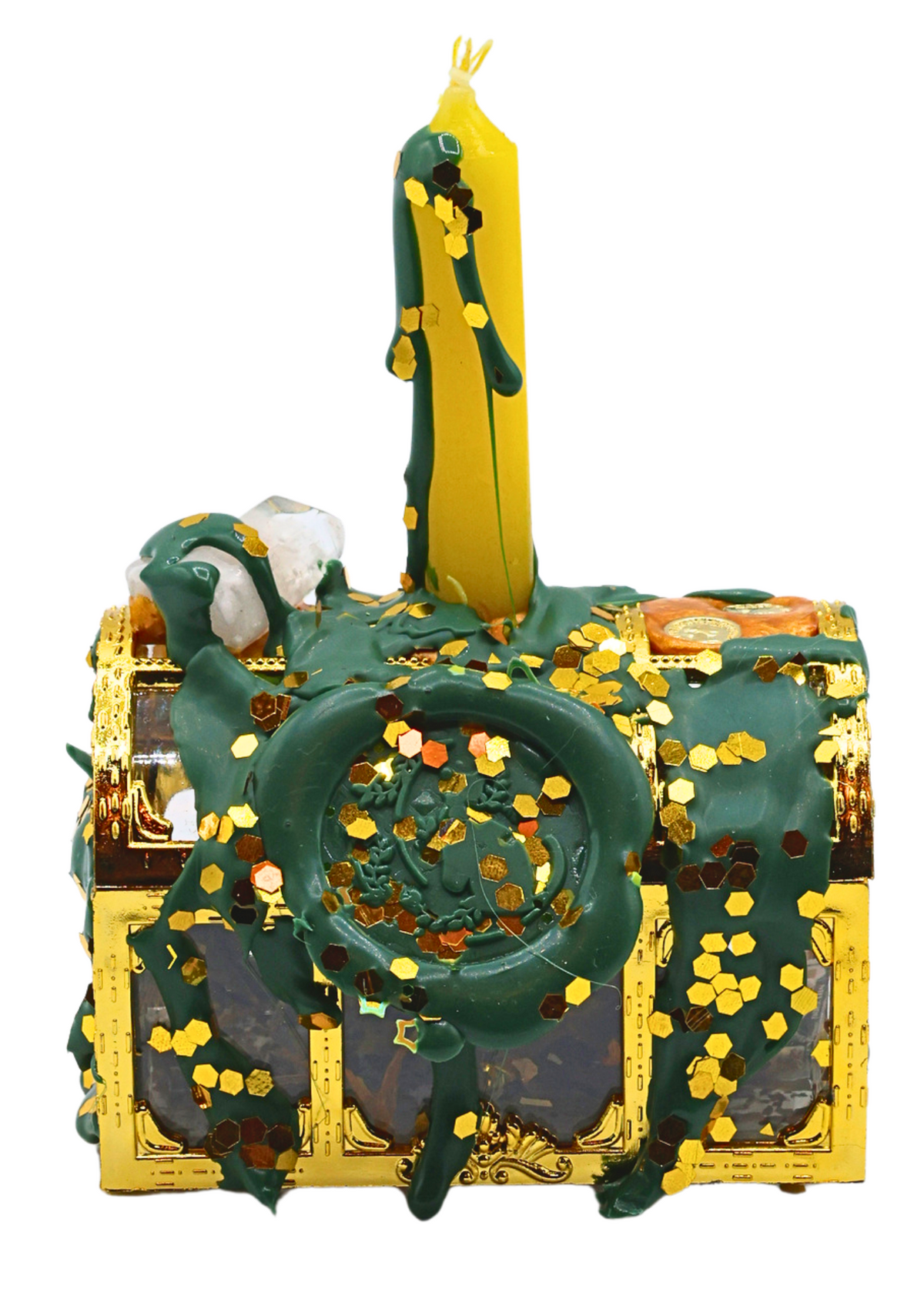 money drawing spell treasure chest