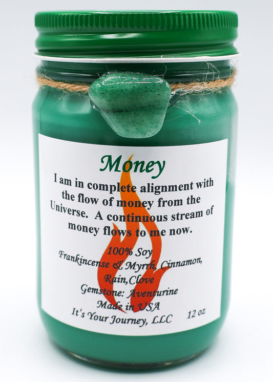 Money Intention Candle