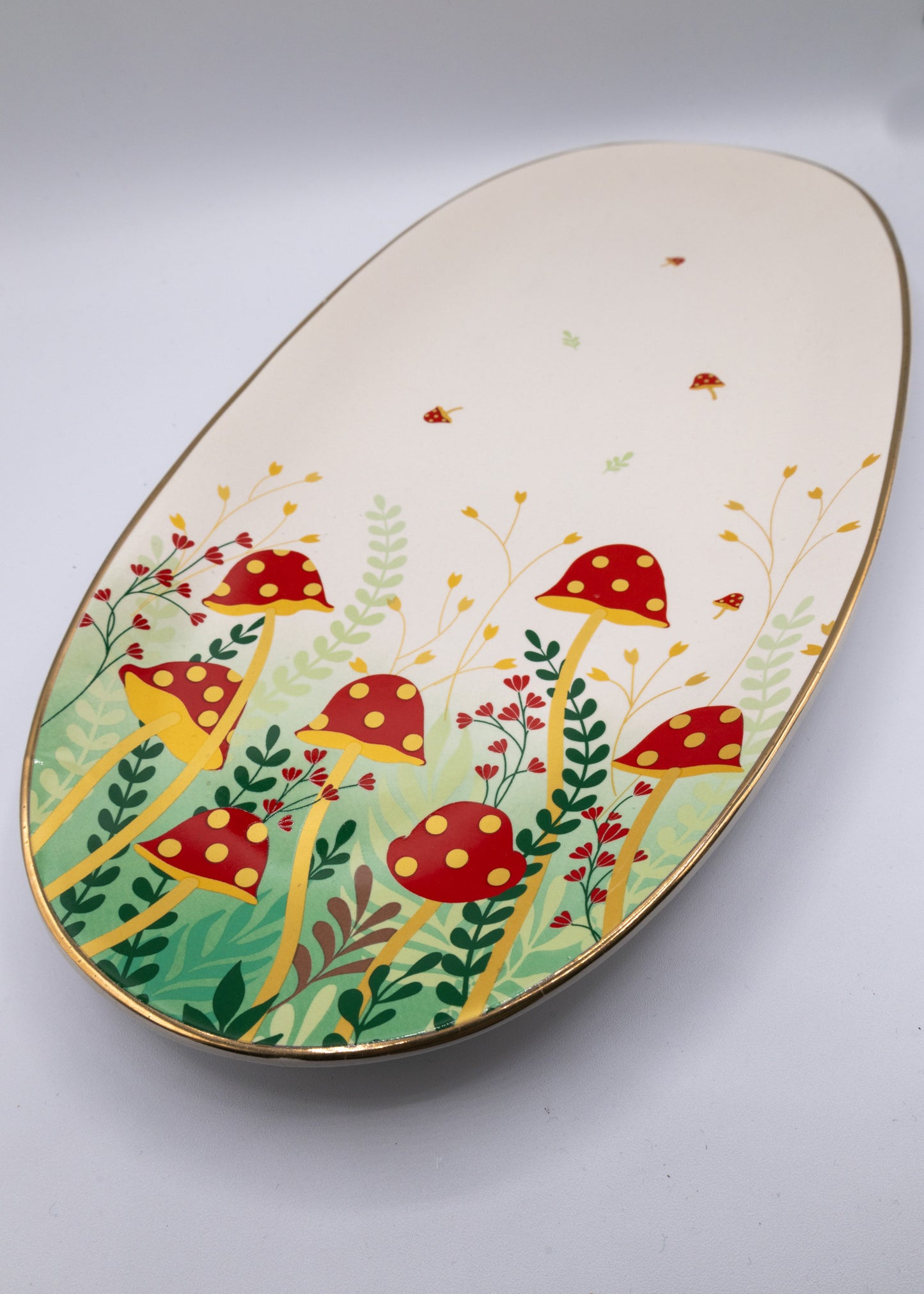 Ceramic Mushroom Platter