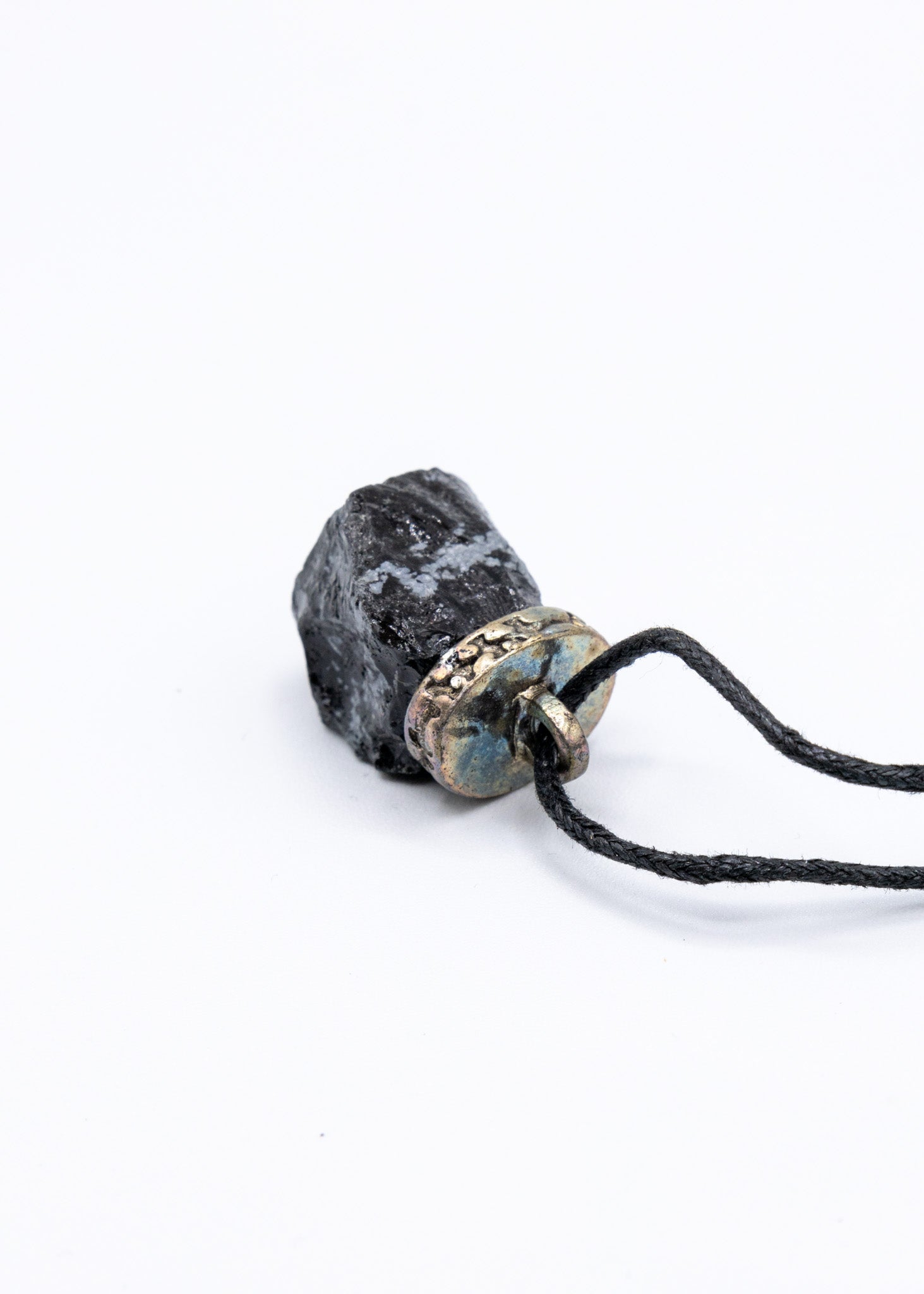 Obsidian Crystal Necklace