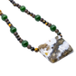 Ocean Jasper Hand Beaded Necklace pendant