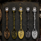 Ornate Crystal Ritual Spoon group