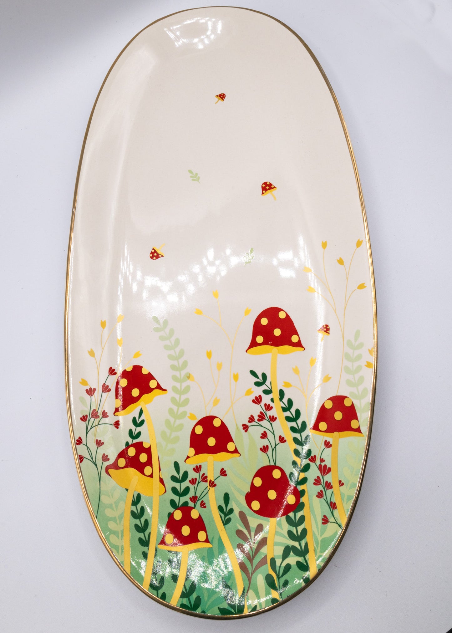 Ceramic Mushroom Platter