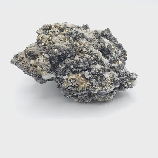 Galena Pyrite Quartz Specimen Bulgaria