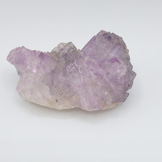 Elestial Purple Fluorite Crystal Specimen video