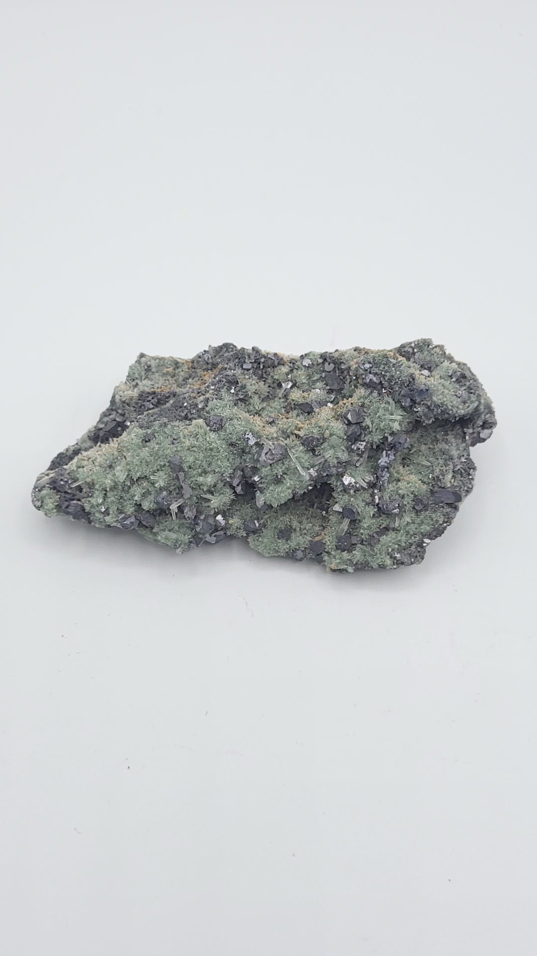 Galena with Sphalerite and Chlorite-Included Quartz on Matrix (Bulgaria) video