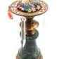 Spirit Quartz & Fluorite Crystal Sculpture side 2