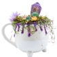Purple Ceramic Mug Cauldron Crystal Sculpture front
