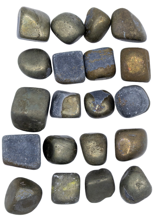 Pyrite Tumbled Stones