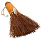 Quartz Crystal Pumpkin Witch's Broom angle