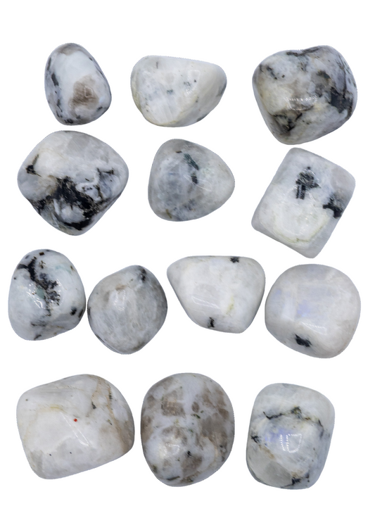 Rainbow Moonstone Tumbled Stone