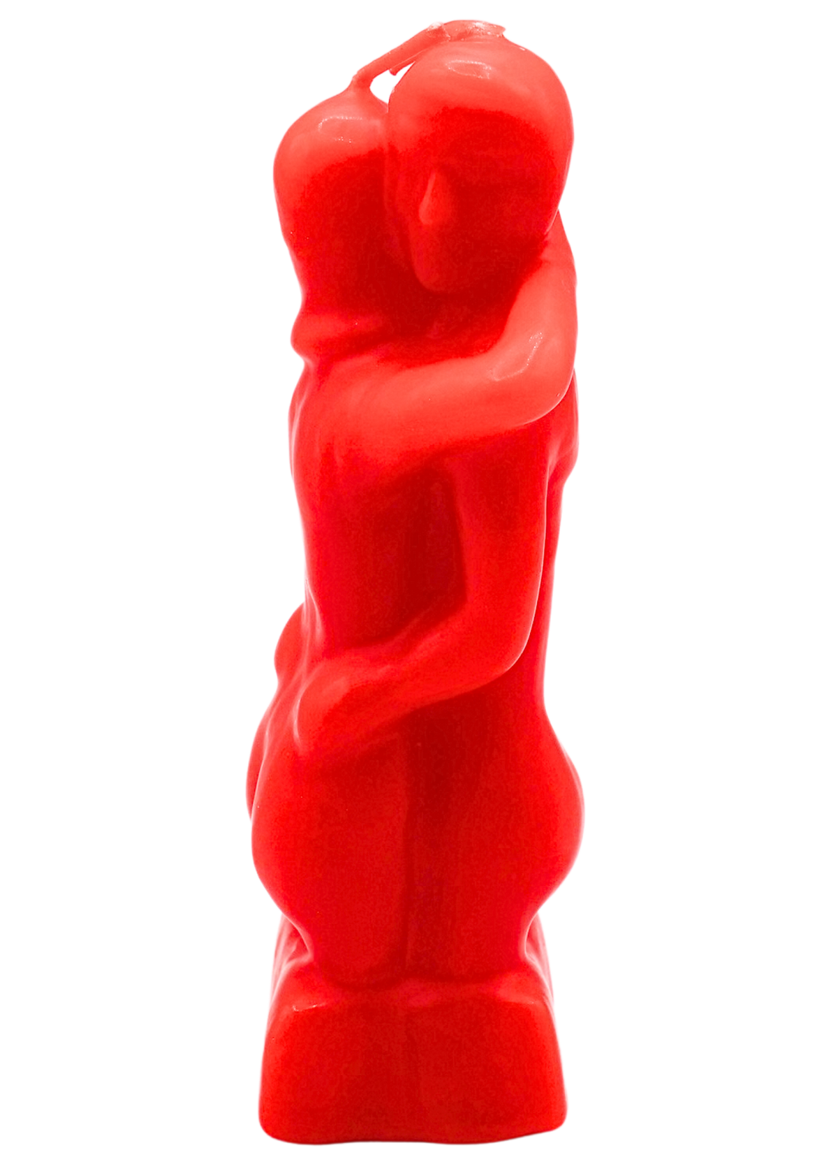 Red Couple Embracing Figure Candle side 2