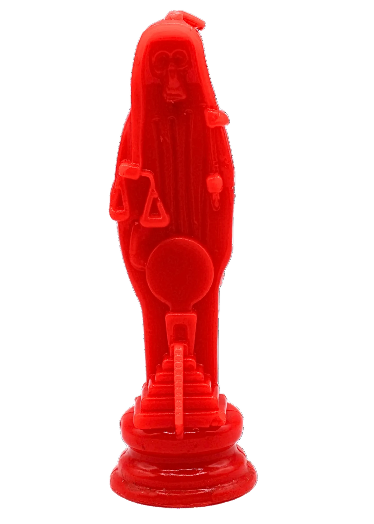 Red Holy Death Figure Candle