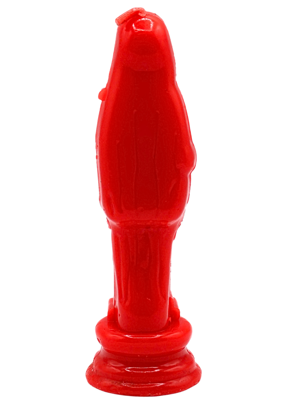 Red Holy Death Figure Candle back