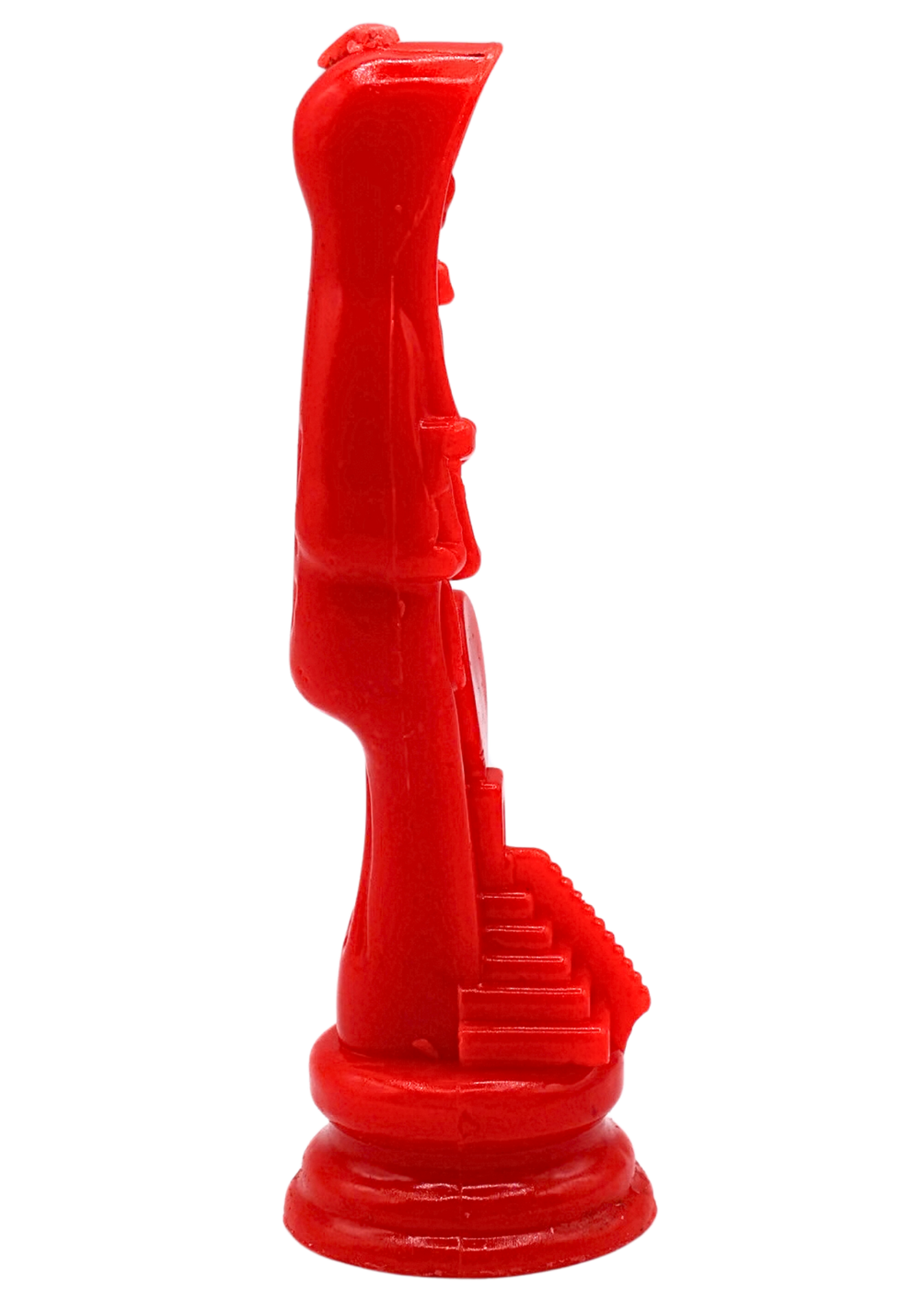 Red Holy Death Figure Candle side