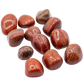 Red Jasper Tumbled Stone angle