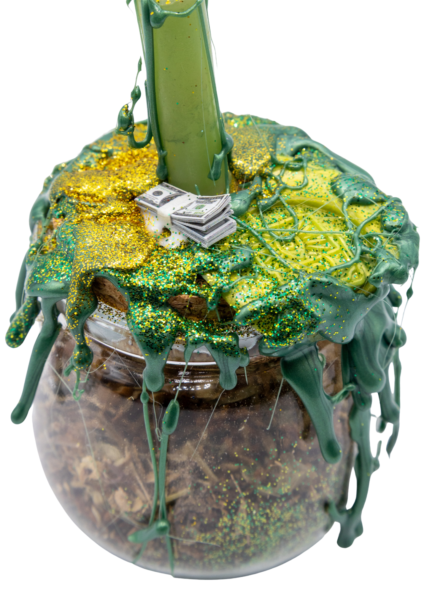 large rich af spell jar top