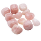 Rose Quartz Tumbled Stone angle