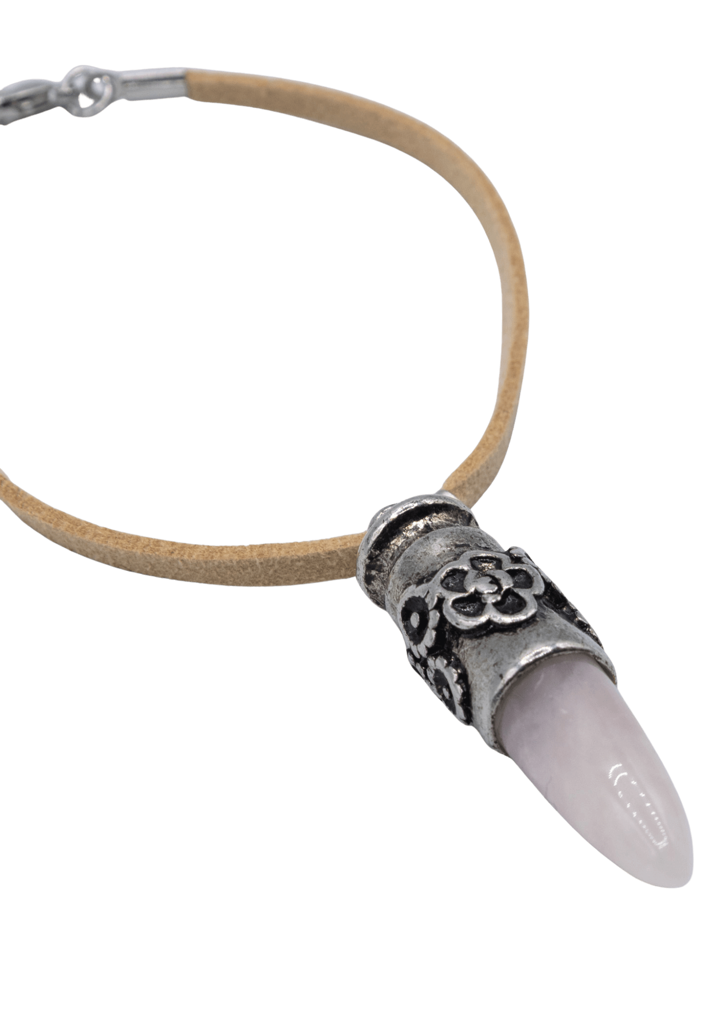 Rose Quartz Polished Point Bracelet zoom