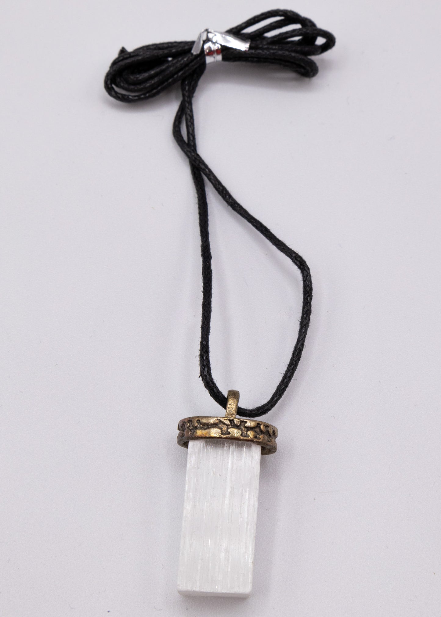 Selenite Crystal Necklace