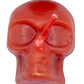 red mini skull tea light